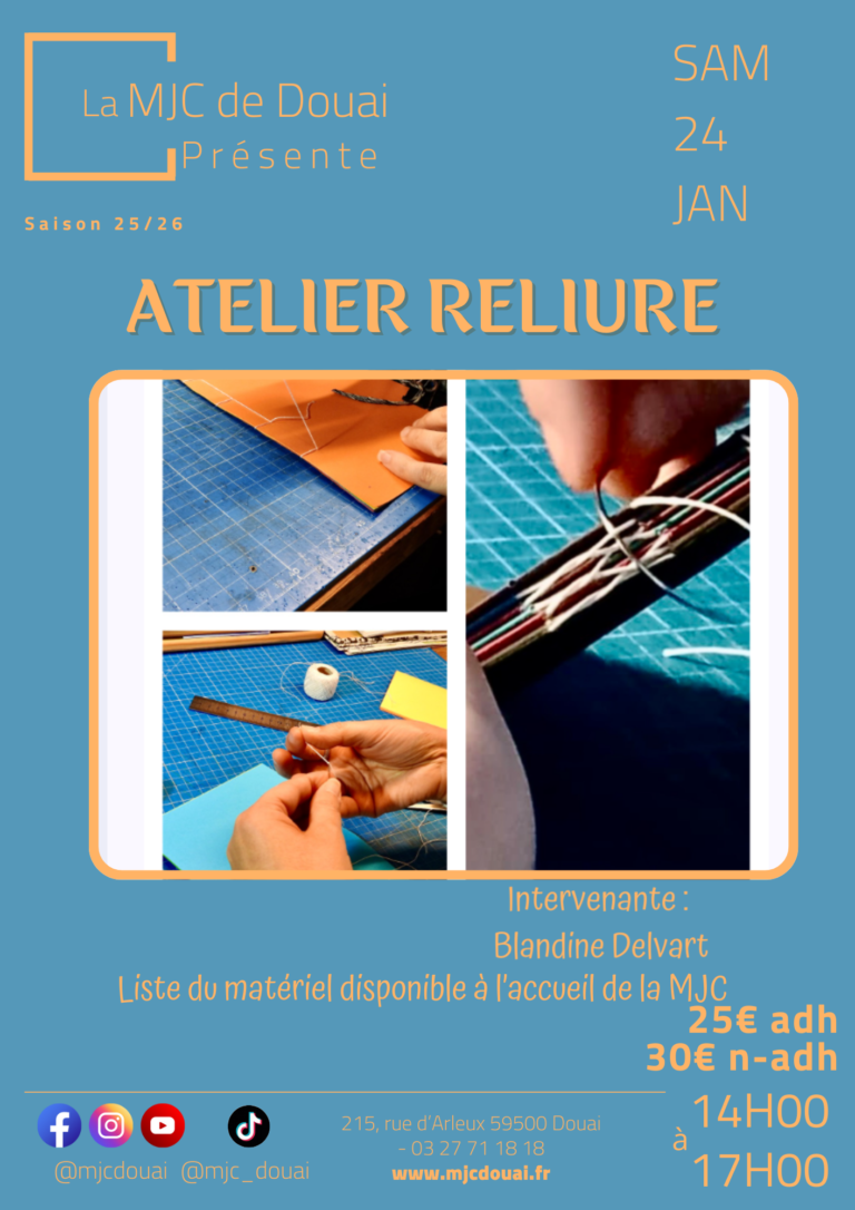 Atelier reliure