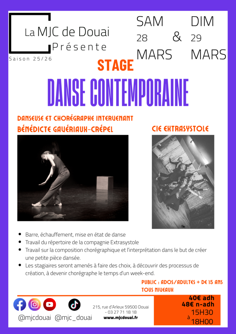 Stage de danse contemporaine