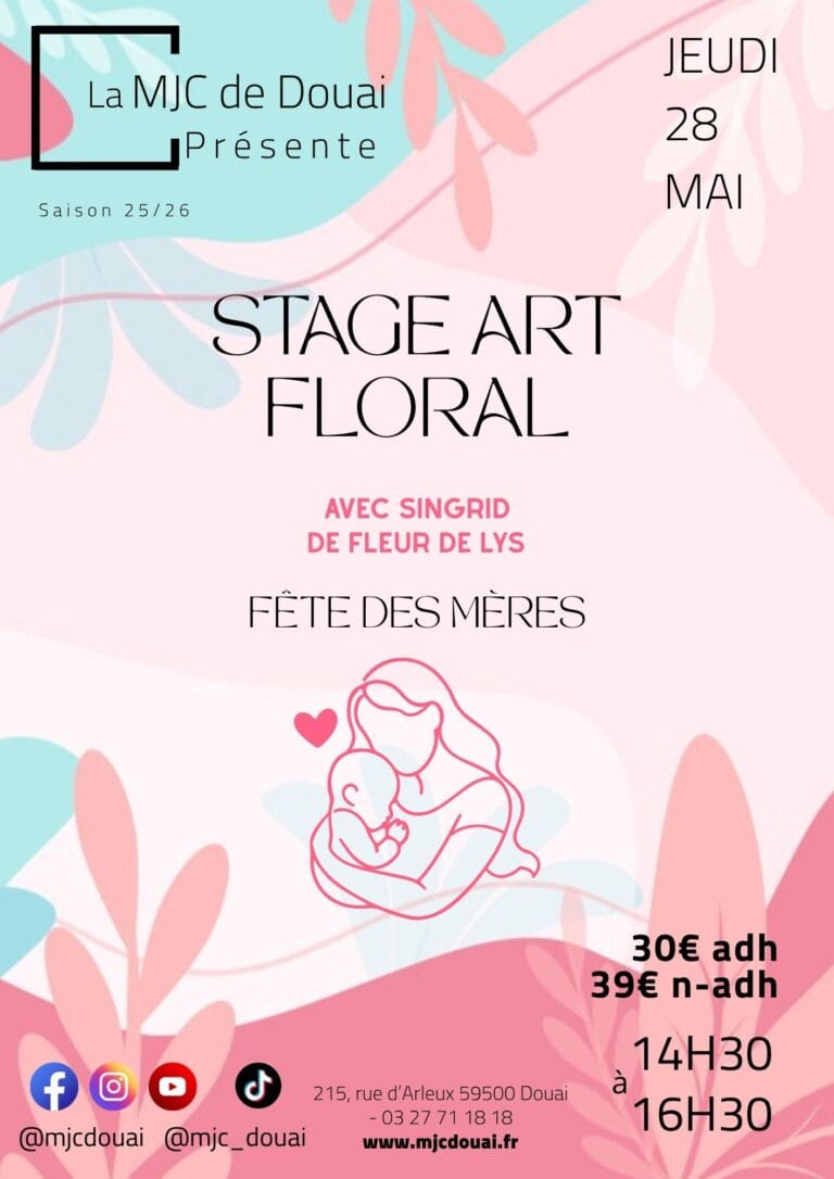 Stage Art Floral — Fête des Mères