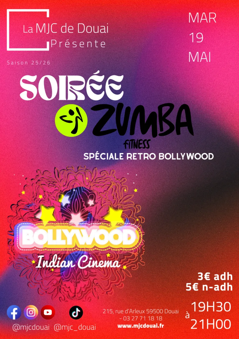 Soirée Zumba — Spéciale Rétro Bollywood