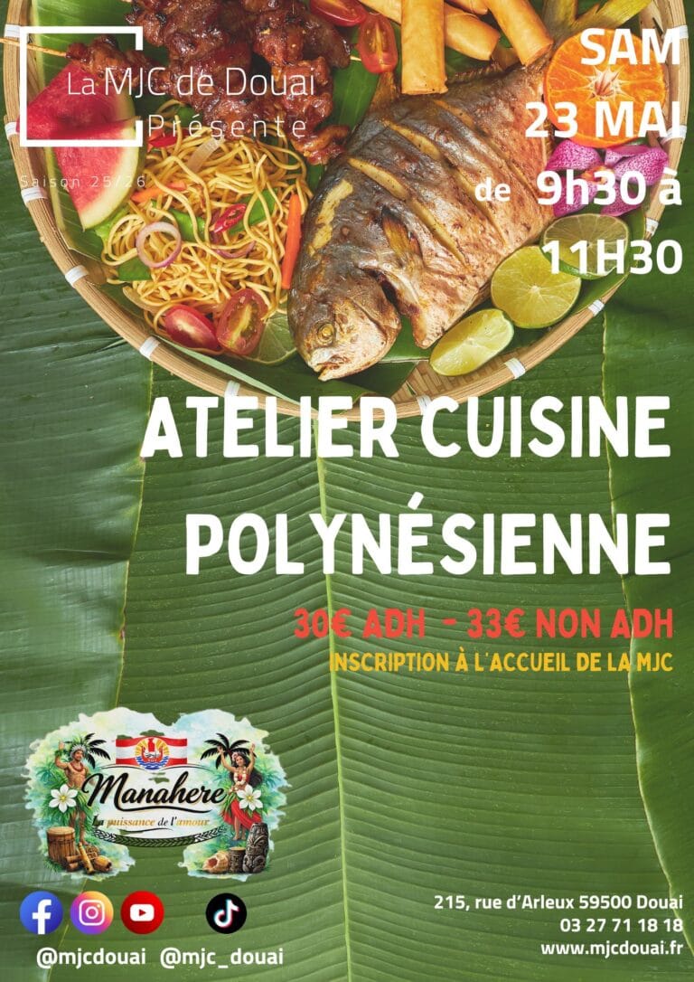 Atelier Cuisine Polynésienne