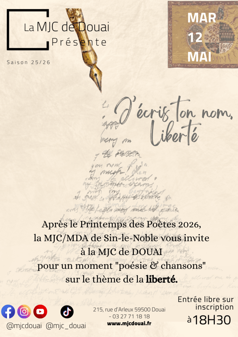J&rsquo;écris ton nom, Liberté