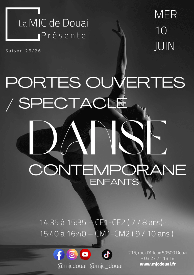 Portes Ouvertes / Spectacle — Danse Contemporaine Enfants