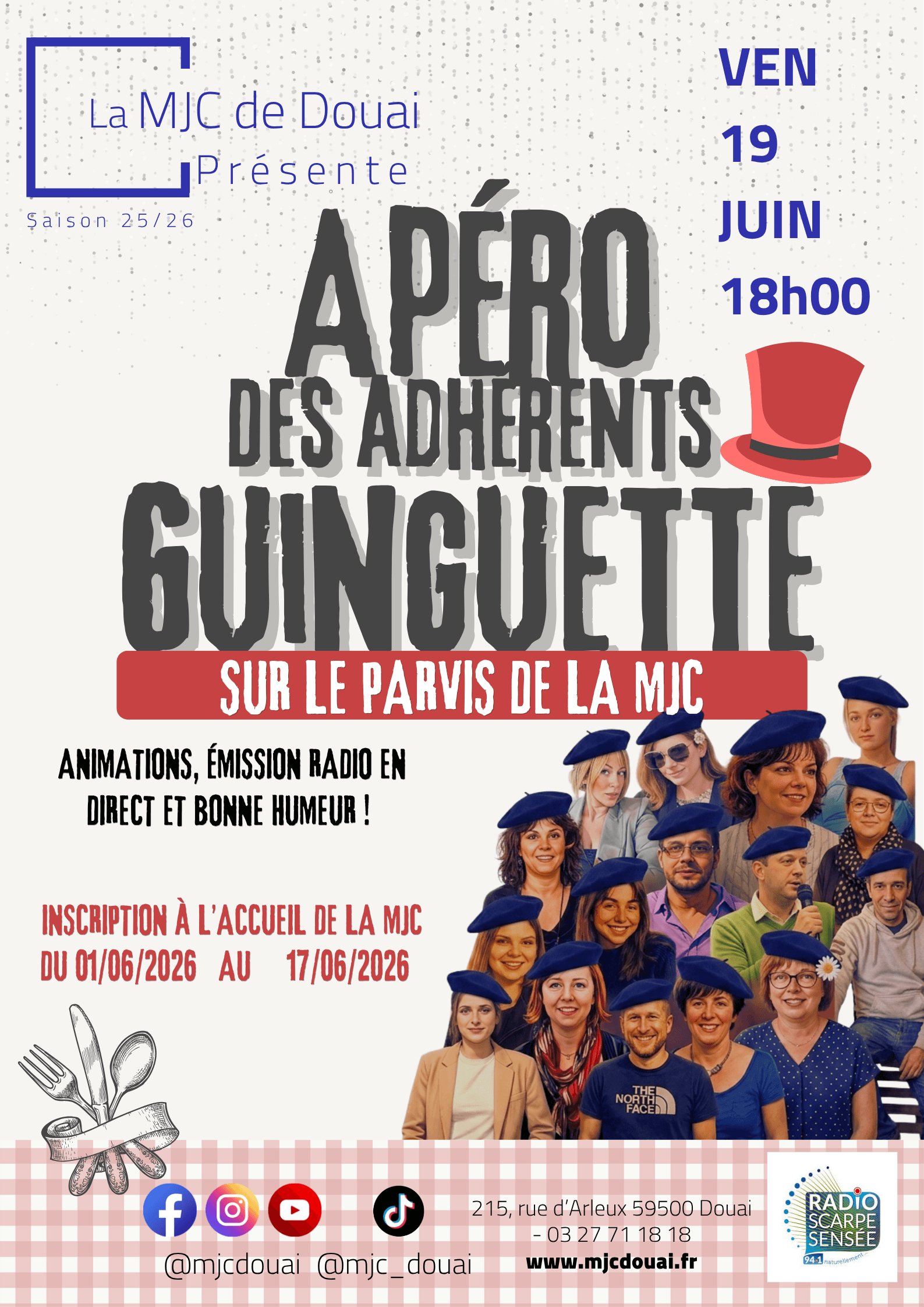 Apéro des Adhérents Guinguette