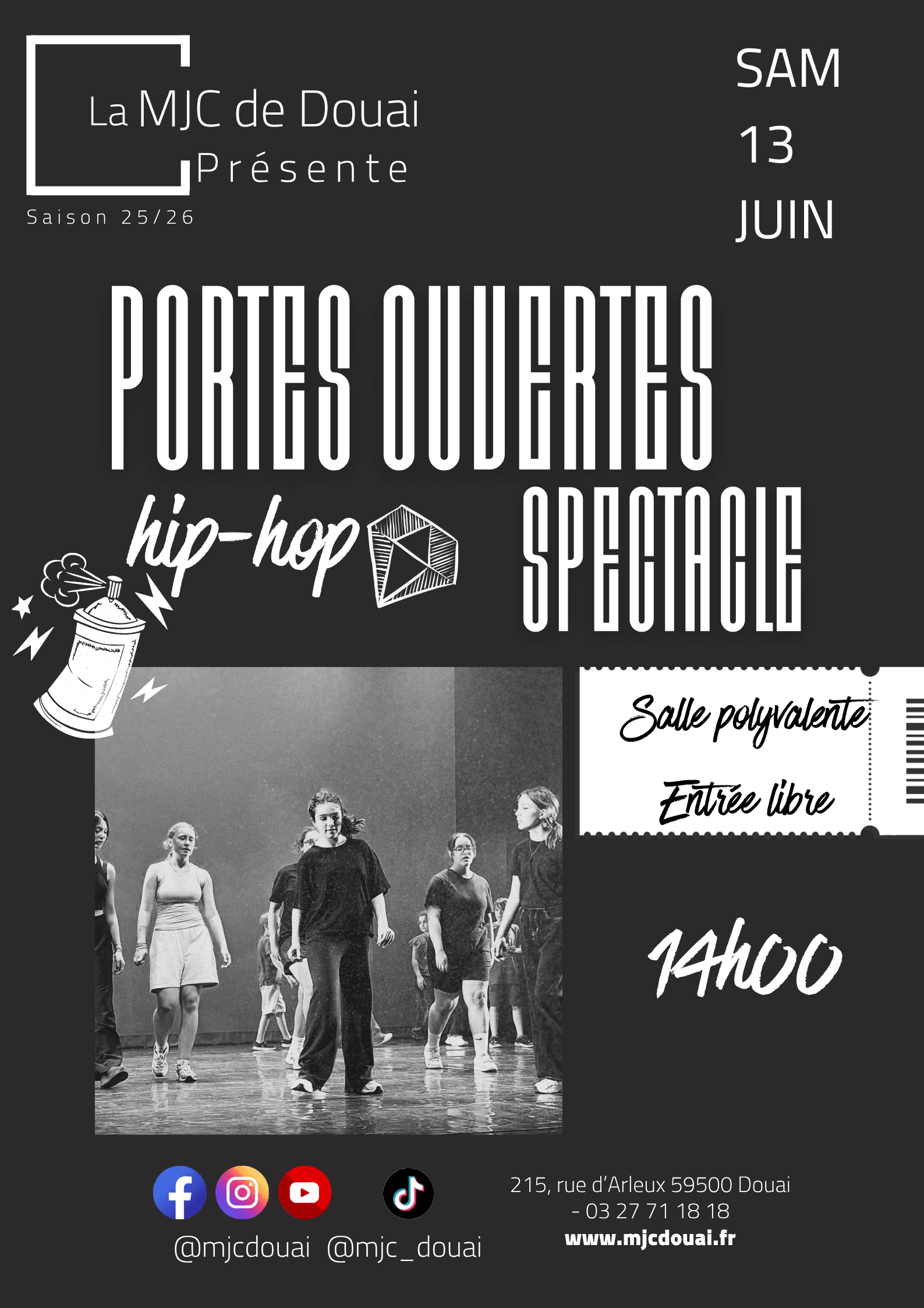 Portes Ouvertes Hip-Hop — Spectacle 👟