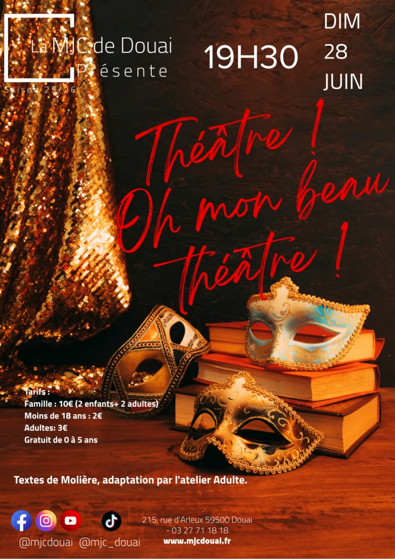 Théâtre ! Oh mon beau théâtre ! — Théâtre (Atelier Adulte)