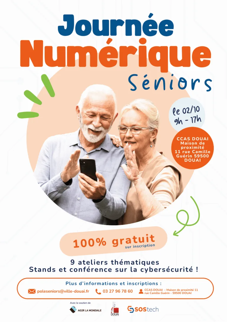 Journée du numérique sénior par le CCAS de Douai